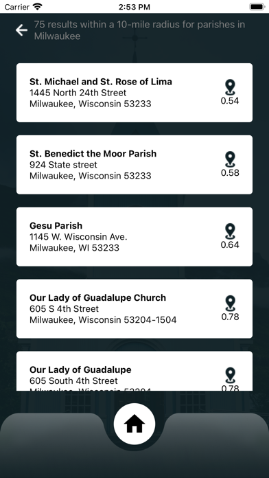 Parishes Online screenshot 2