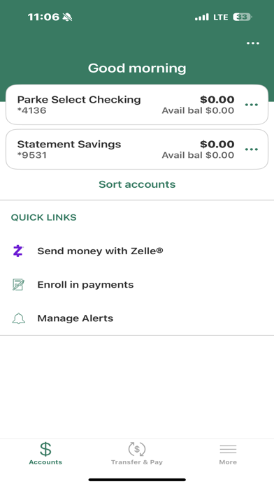 Parke Bank screenshot 1