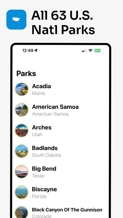 Parkwolf: National Park Guide screenshot 1