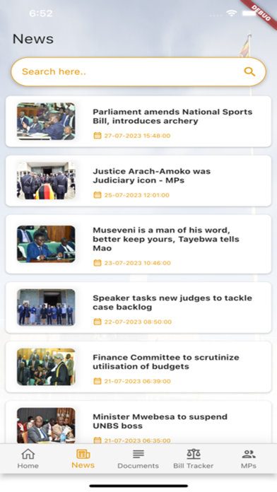 Parliament of Uganda screenshot 4