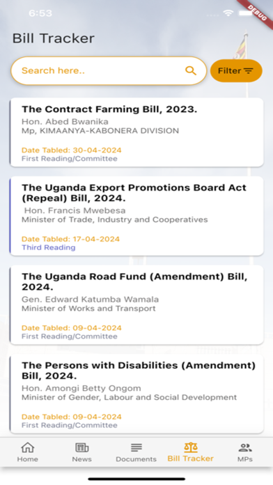 Parliament of Uganda screenshot 5