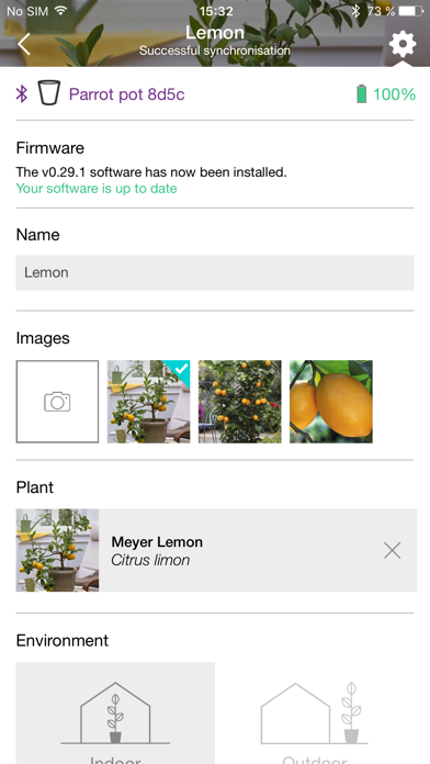 Parrot Flower Power screenshot 1