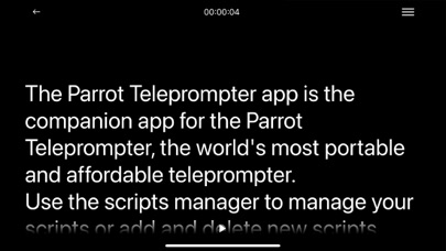 Parrot Teleprompter screenshot 2