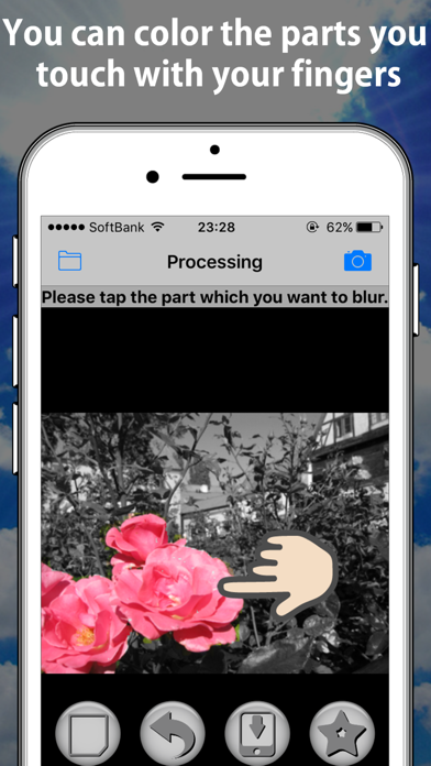 Partially color photo effecter screenshot 4