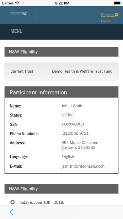 Participant Edge screenshot 2