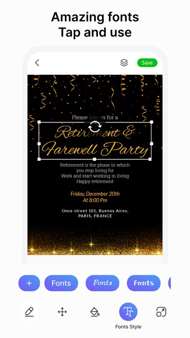 Party Invite Card Maker screenshot 2
