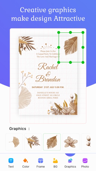 Party Invite Card Maker screenshot 1