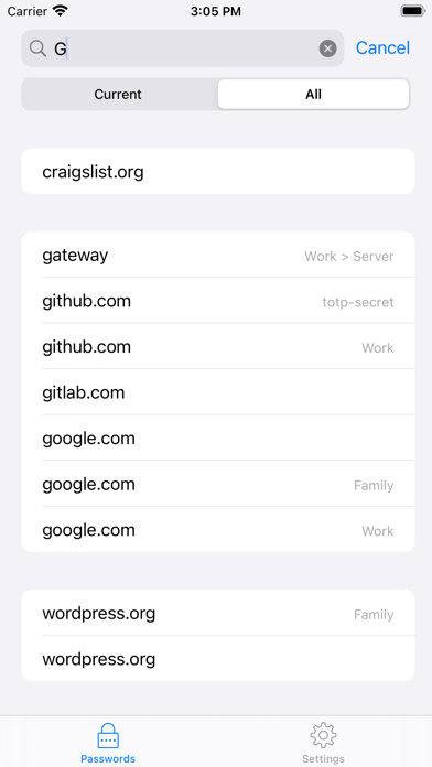 Pass - Password Store screenshot 2