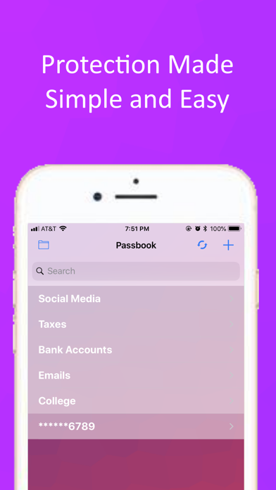 Passbook - Password Protection screenshot 5