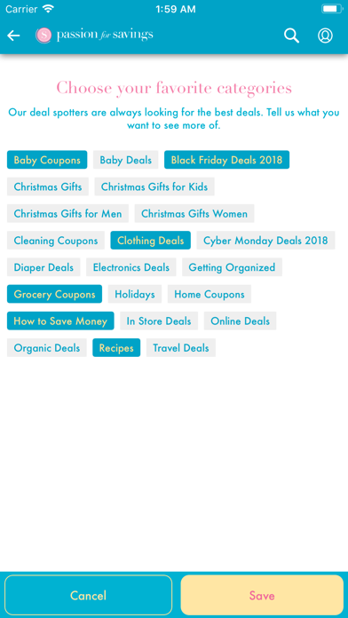 Passion For Savings screenshot 2
