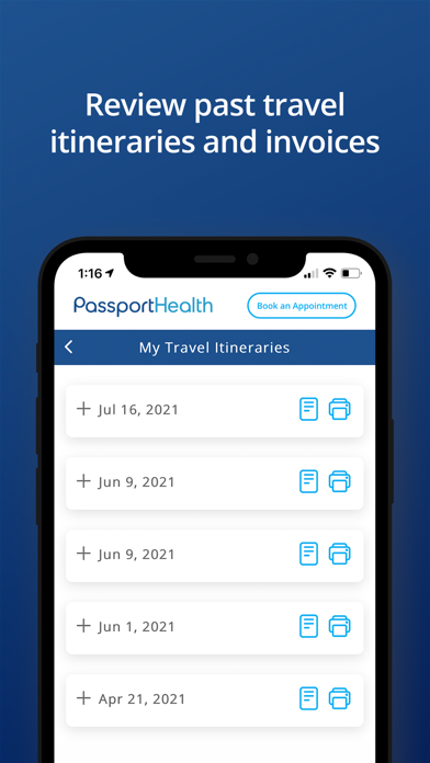 Passport Health screenshot 2