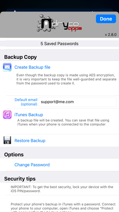 Password Control screenshot 2