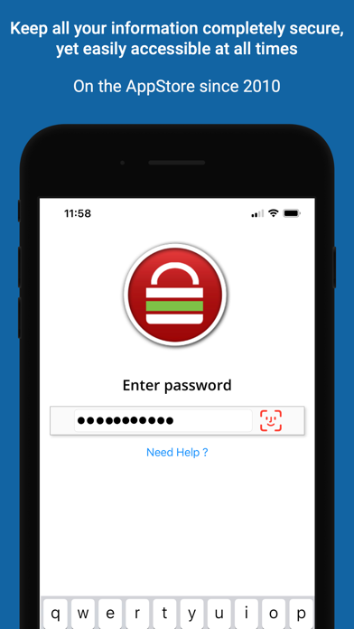 Password Manager iPassSafe . screenshot 9