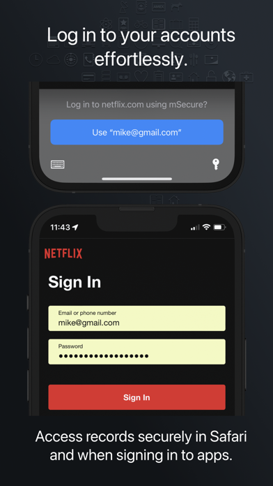 Password Manager - mSecure screenshot 3