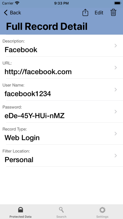 PasswordCaptain screenshot 3