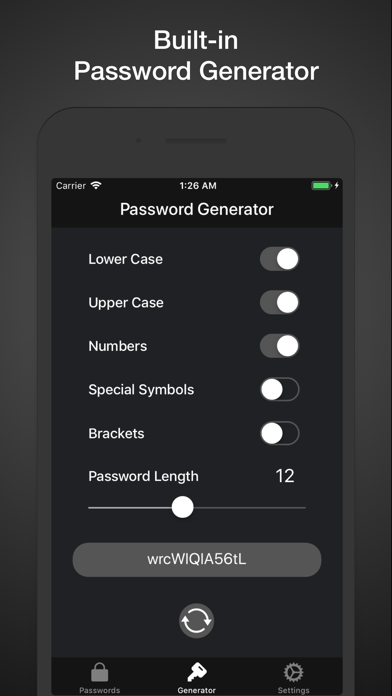 Passwords Cloud screenshot 2