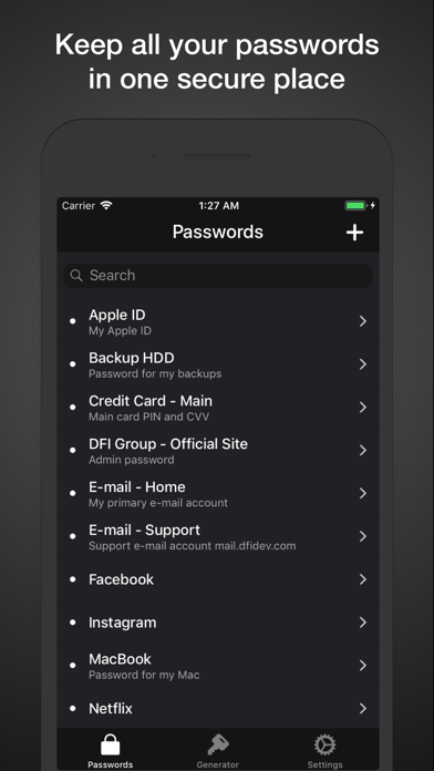 Passwords Cloud screenshot 5