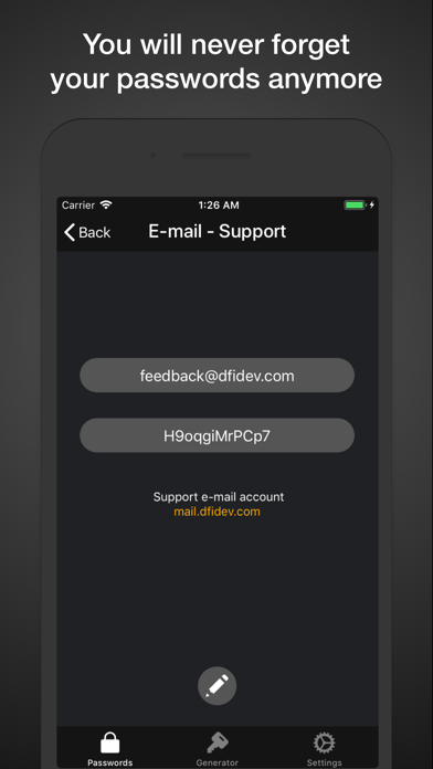 Passwords Cloud screenshot 3