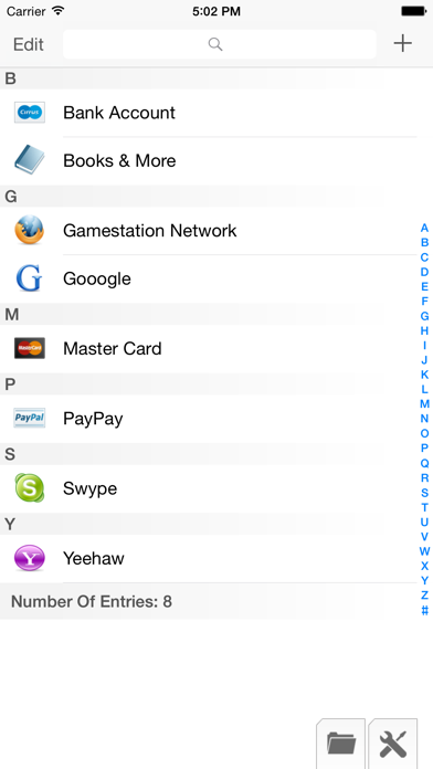 Passwords & Pins screenshot 5