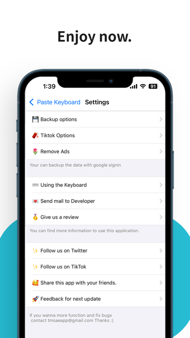 Paste Keyboard screenshot 1