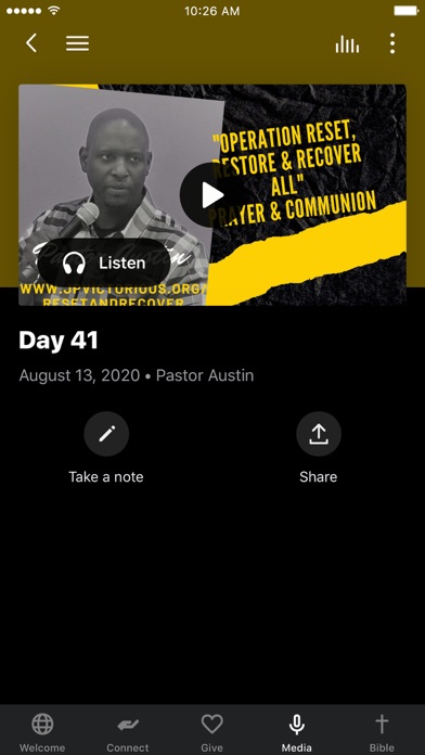 Pastor Austin & JP Victorious screenshot 1