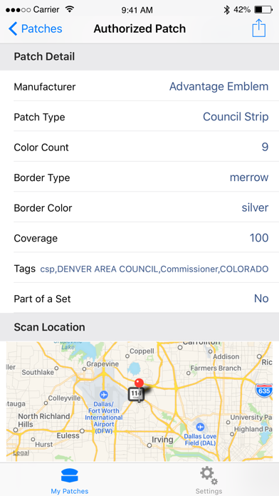 PatchScan screenshot 2