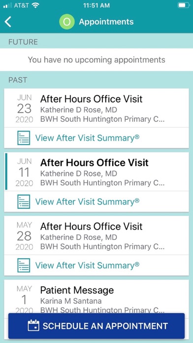 Patient Gateway screenshot 3