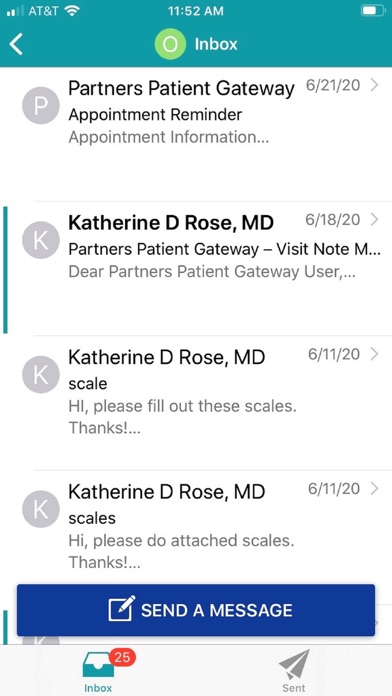Patient Gateway screenshot 1
