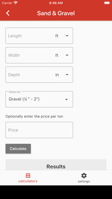 Patio Calculator Plus screenshot 1