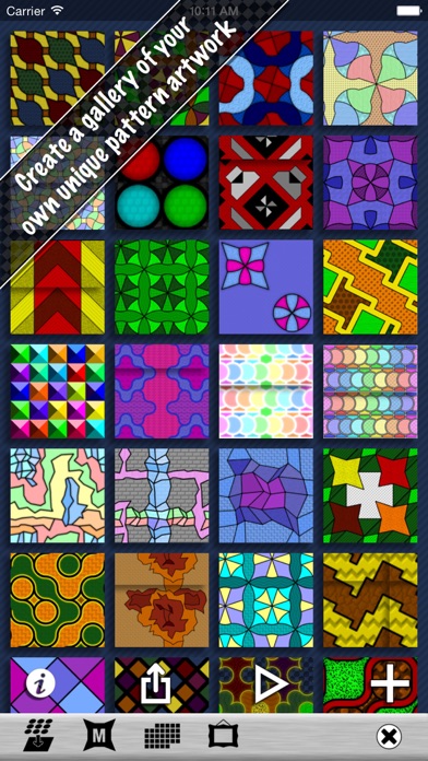 Pattern Artist Free - Easily Create Patterns, Wallpaper and Abstract Art screenshot 5