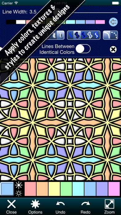 Pattern Artist Free - Easily Create Patterns, Wallpaper and Abstract Art screenshot 3