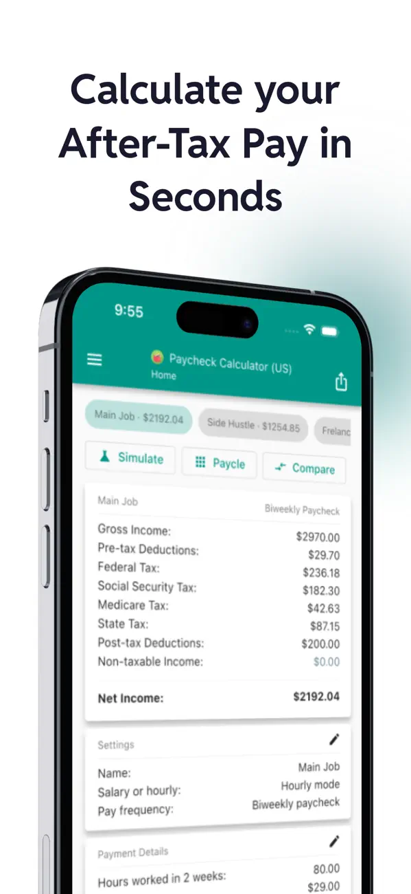 Paycheck Calculator US - Pay44 screenshot 6