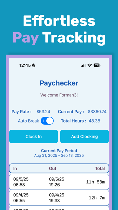 PayChecker+ screenshot 2