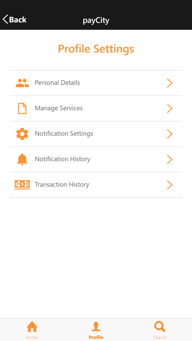 payCity screenshot 2