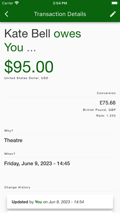 PayMeLater Friend Debt Tracker screenshot 3