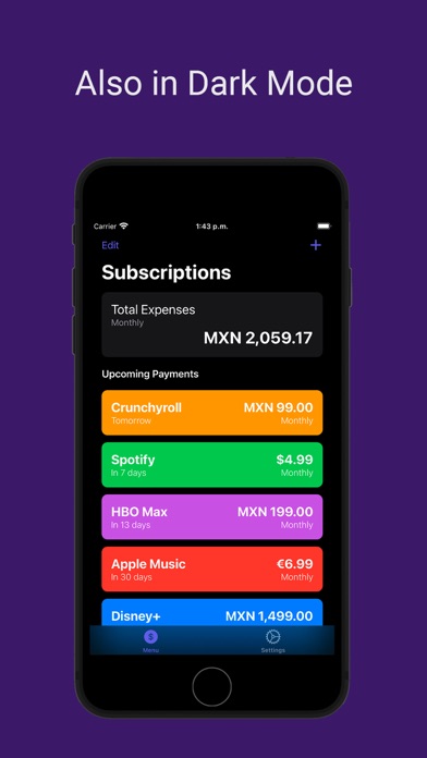 Payments Manager: Subscrible screenshot 2