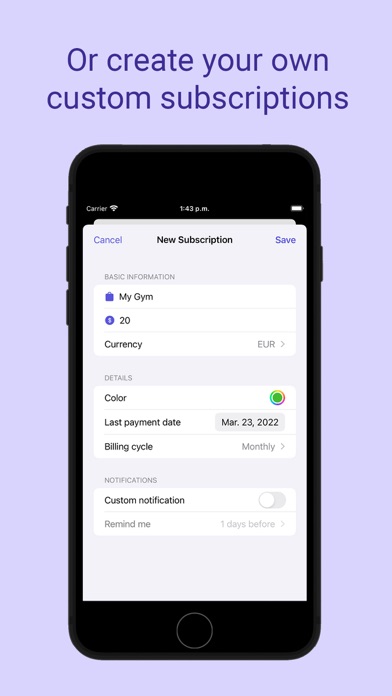Payments Manager: Subscrible screenshot 4