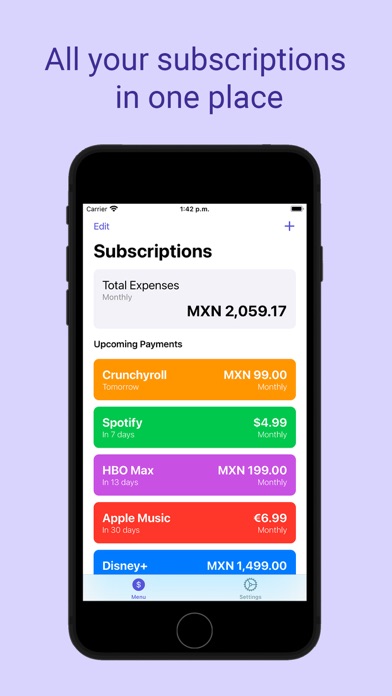 Payments Manager: Subscrible screenshot 3