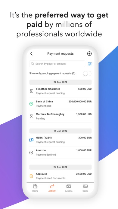 Payoneer - Business Payments screenshot 1