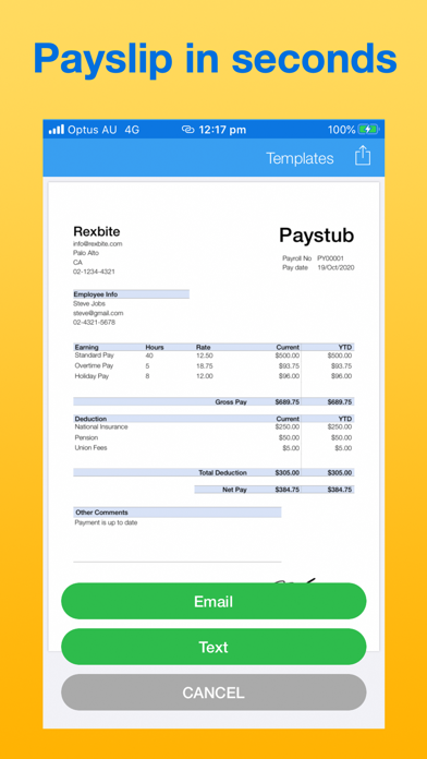 Paystub Maker screenshot 6