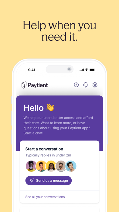 Paytient screenshot 1