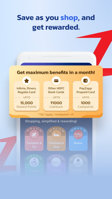 PayZapp UPI, Pixel Credit Card screenshot 1