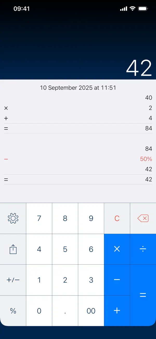 PCalc screenshot 3