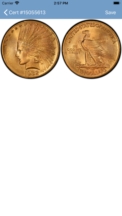 PCGS Cert Verification screenshot 3