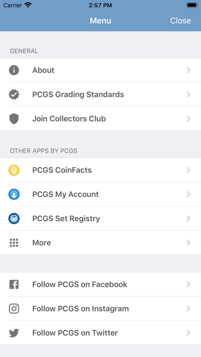 PCGS Cert Verification screenshot 1