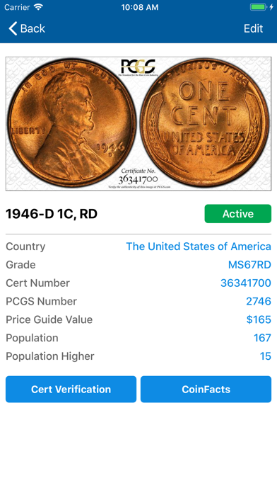 PCGS Set Registry screenshot 7