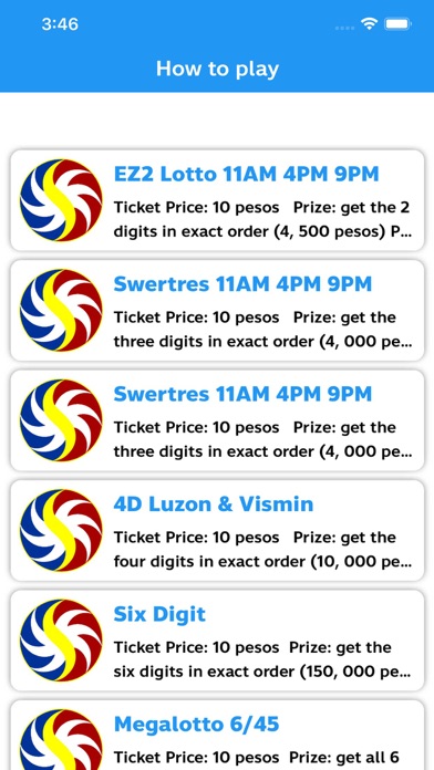 PCSO Lotto Results today screenshot 1