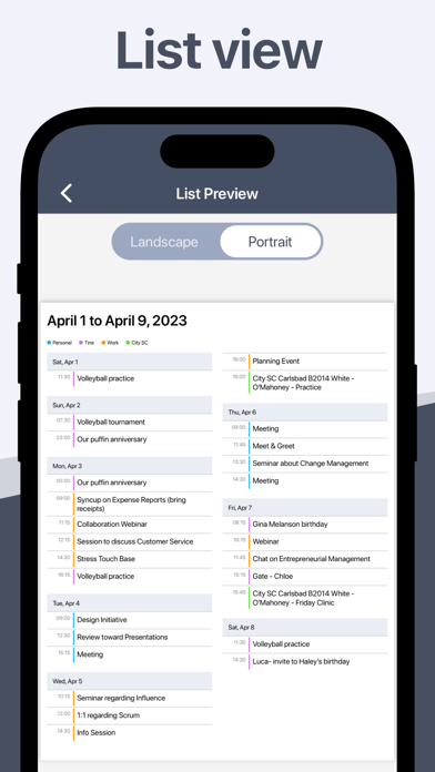 PDF Calendar - Print & Share screenshot 2