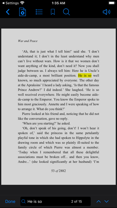 PDF Docs Voice Aloud Reader HD screenshot 1