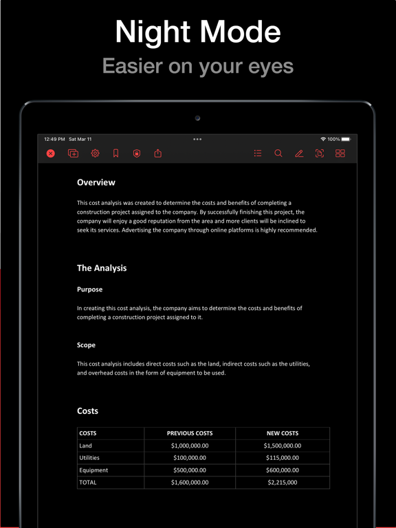 PDF Pro - Reader Editor Forms screenshot 4